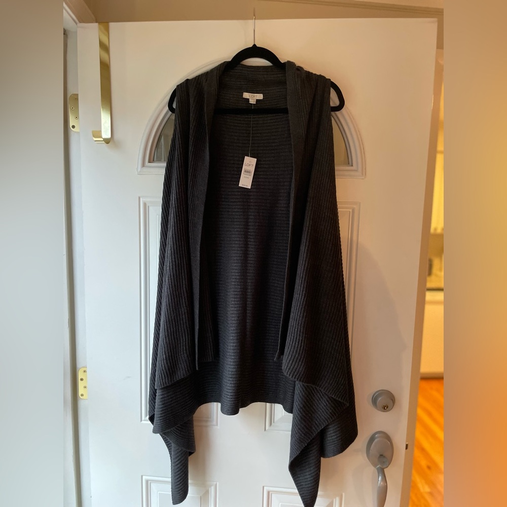 NWT - the Loft long, sleeveless sweater cardigan